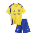 Al Nassr Home Soccer Jersey Kit 2024/25 Kids(Jersey+Shorts) - Football Shirt | SmartJerseys | Official Quality