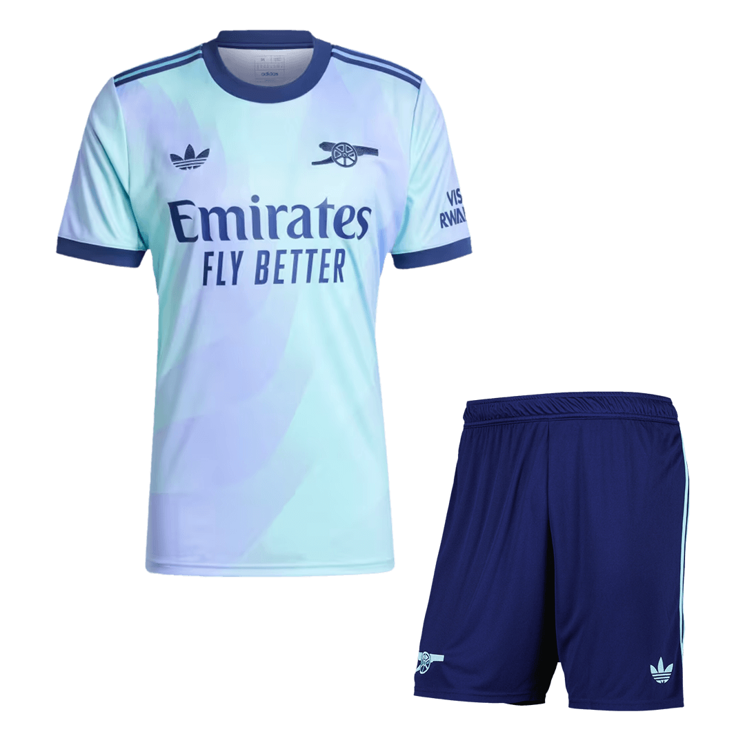 Arsenal Third Away Soccer Jersey Kit 2024/25 (Jersey+Shorts) - Football Shirt | SmartJerseys | Official Quality
