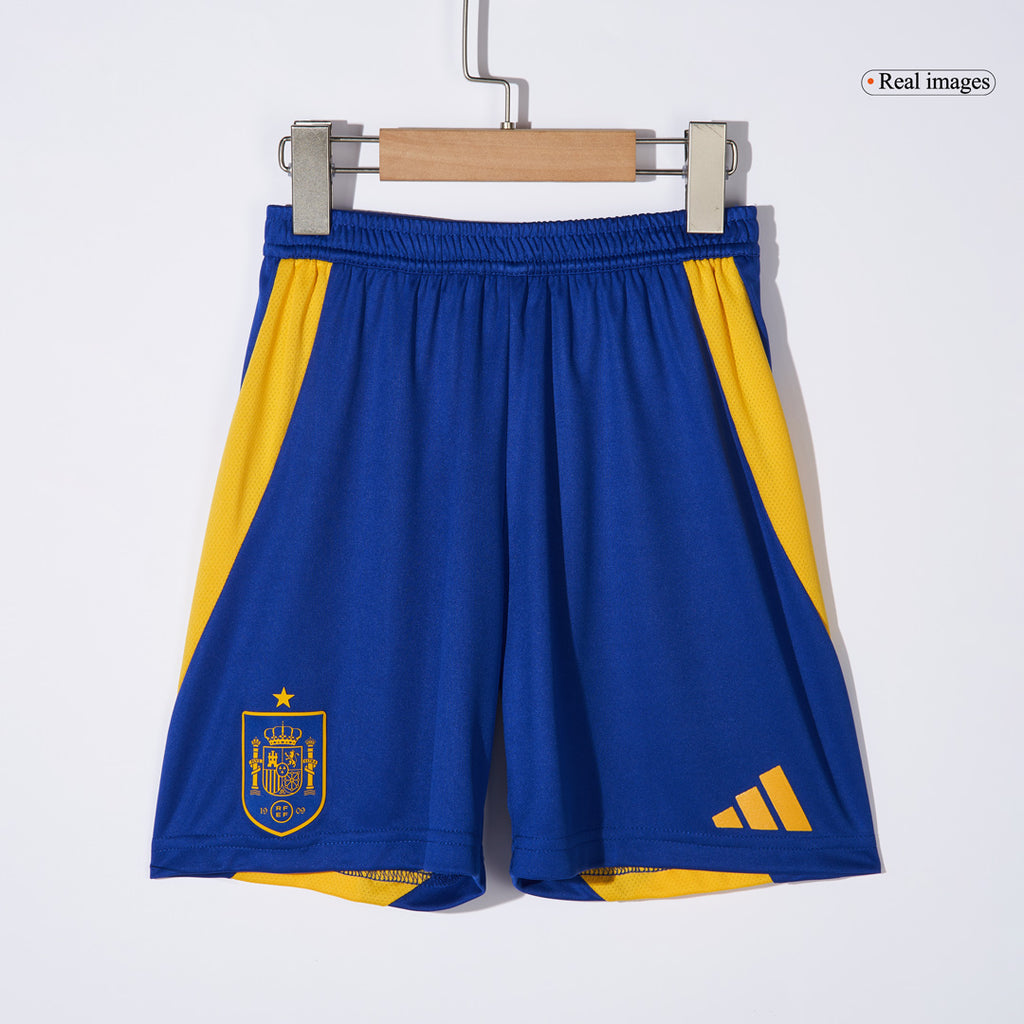 Camiseta local de España para la Eurocopa 2024 para niños (camiseta, pantalón corto y medias)