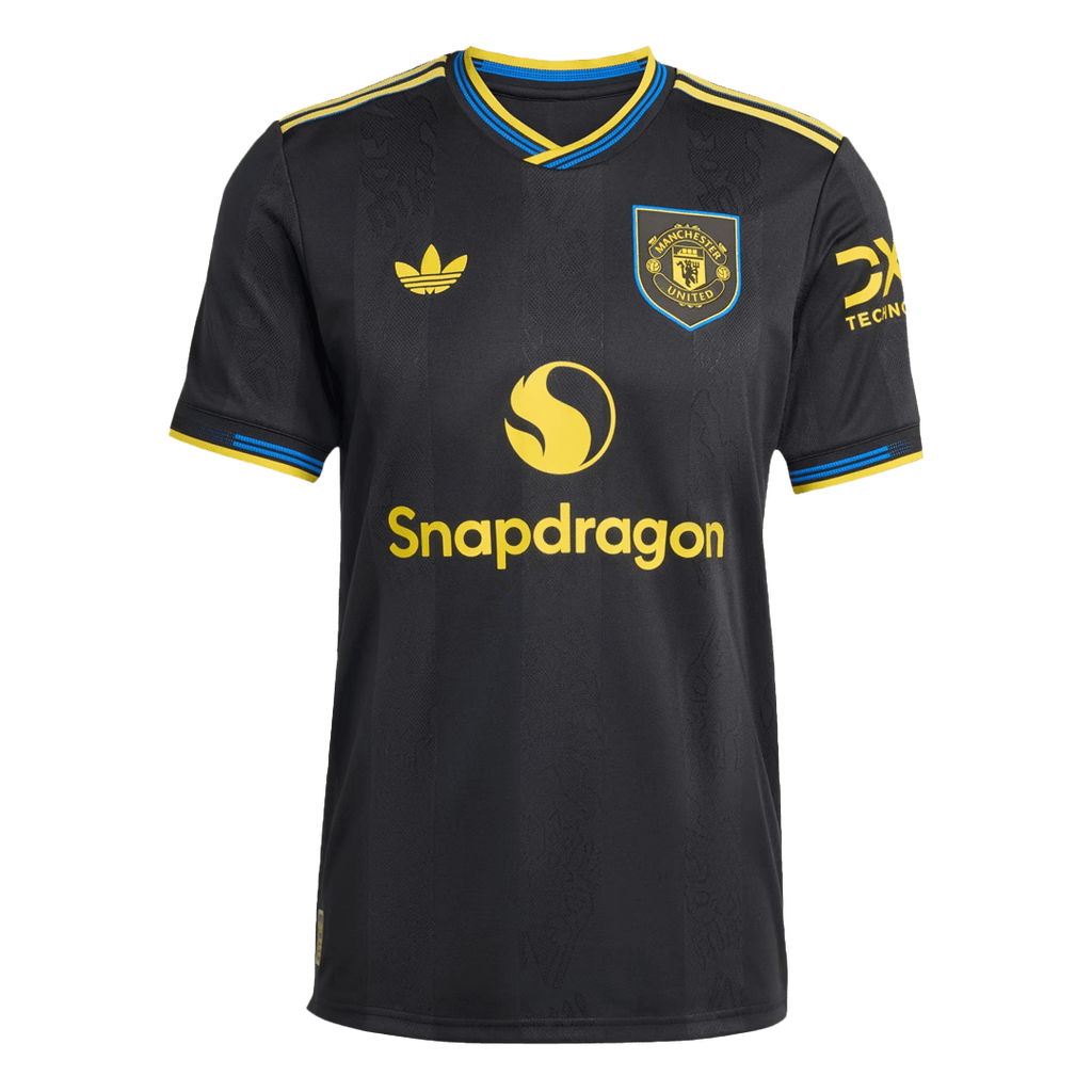Authentic Manchester United Third Away Soccer Jersey 2025/26 Black - Football Shirt | SmartJerseys | Official Quality