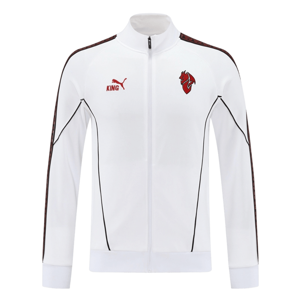 Tenue d'entraînement AC Milan 2025/26 - Blanc (Veste + Pantalon)