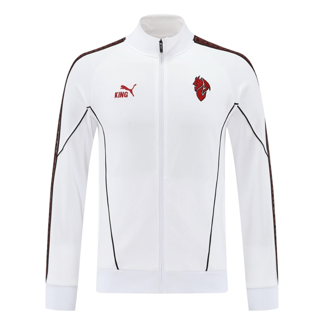 Tenue d'entraînement AC Milan 2025/26 - Blanc (Veste + Pantalon)