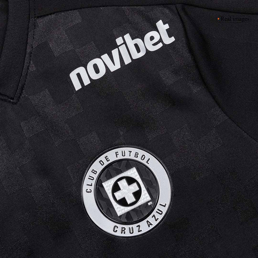 Camiseta de fútbol de tercera edición de Cruz Azul 25/26, versión de jugador, color negro