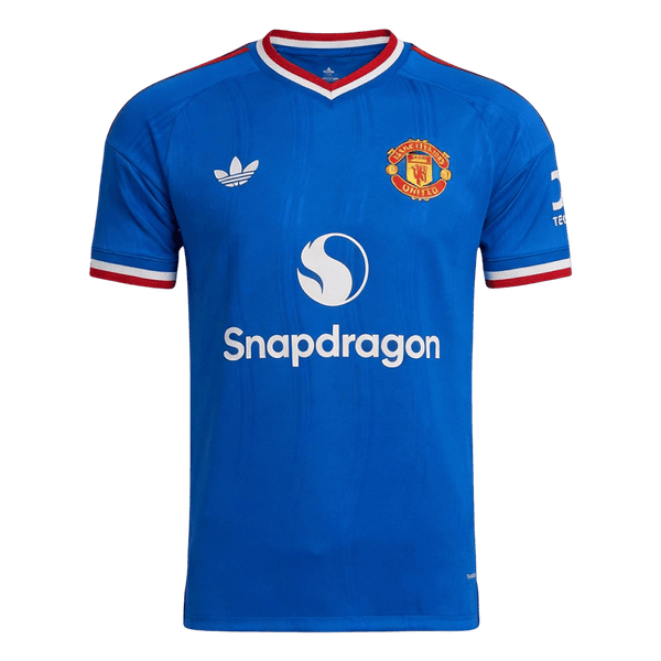 Men Player Version Manchester United Away Soccer Jersey 2026/27 Blue