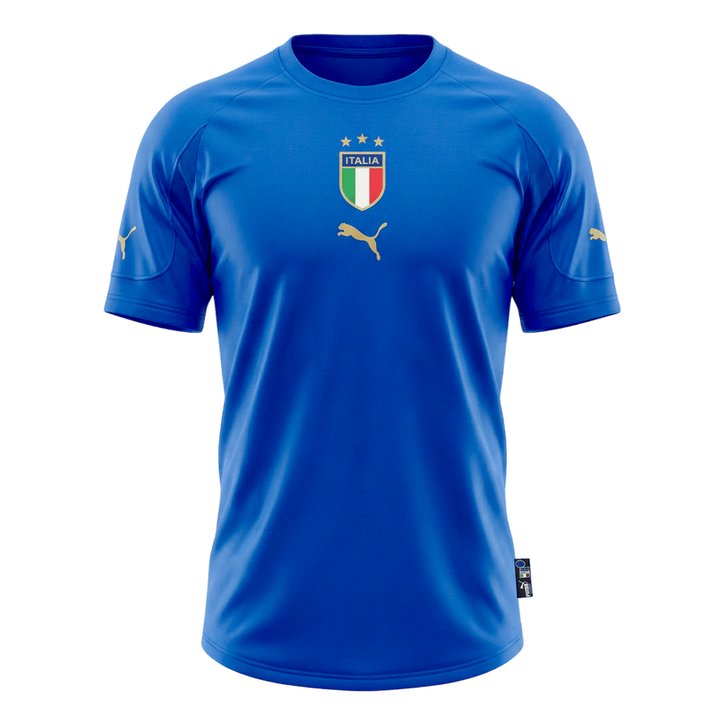 Maillot domicile de l'Italie, style rétro 2004