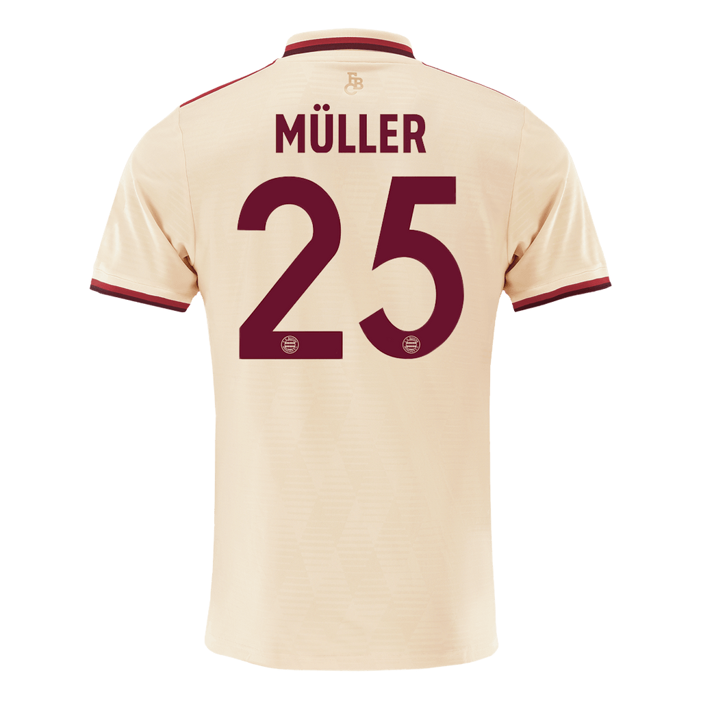 Camiseta de visitante del Bayern Múnich MÜLLER #25 (3.ª equipación) 2024/25 - Edición UCL