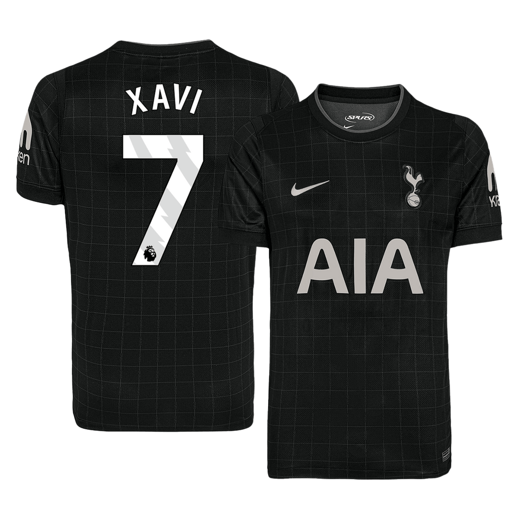 Tottenham Hotspur XAVI #7 Away Soccer Jersey 2025/26 - Football Shirt | SmartJerseys | Official Quality