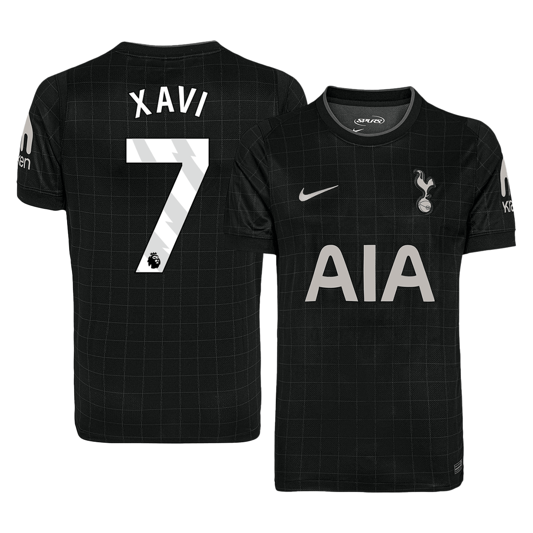 Tottenham Hotspur XAVI #7 Away Soccer Jersey 2025/26 - Football Shirt | SmartJerseys | Official Quality