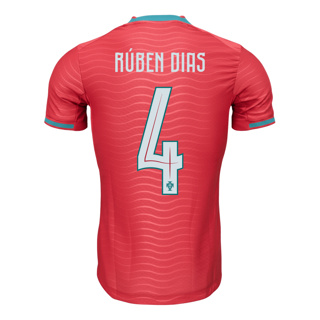 Portugal RÚBEN DIAS #4 Home Soccer Jersey Authentic 2026