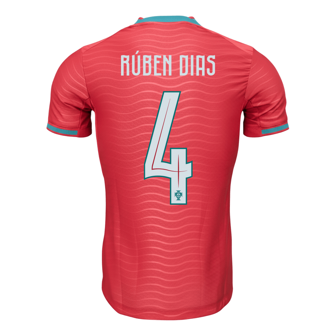 Portugal RÚBEN DIAS #4 Home Soccer Jersey Authentic 2026