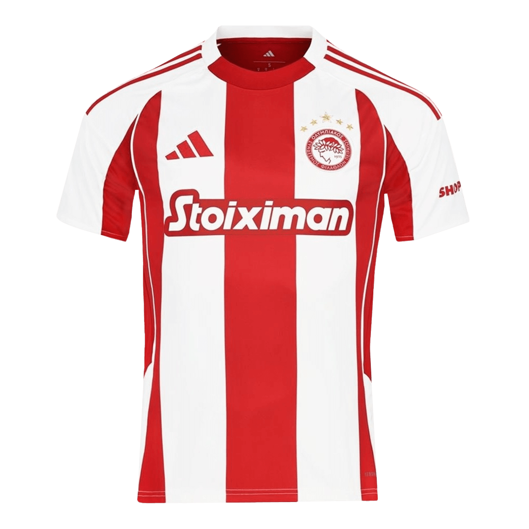 Olympiakos Home Soccer Jersey 2025/26 - Football Shirt | SmartJerseys | Official Quality