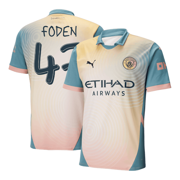Manchester City FODEN #47 Fourth Away Soccer Jersey 2024/25 - Definitely City - Football Shirt | SmartJerseys | Official Quality