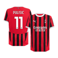 AC Milan PULISIC #11 Home Jersey Authentic 2024/25 - Football Shirt | SmartJerseys | Official Quality