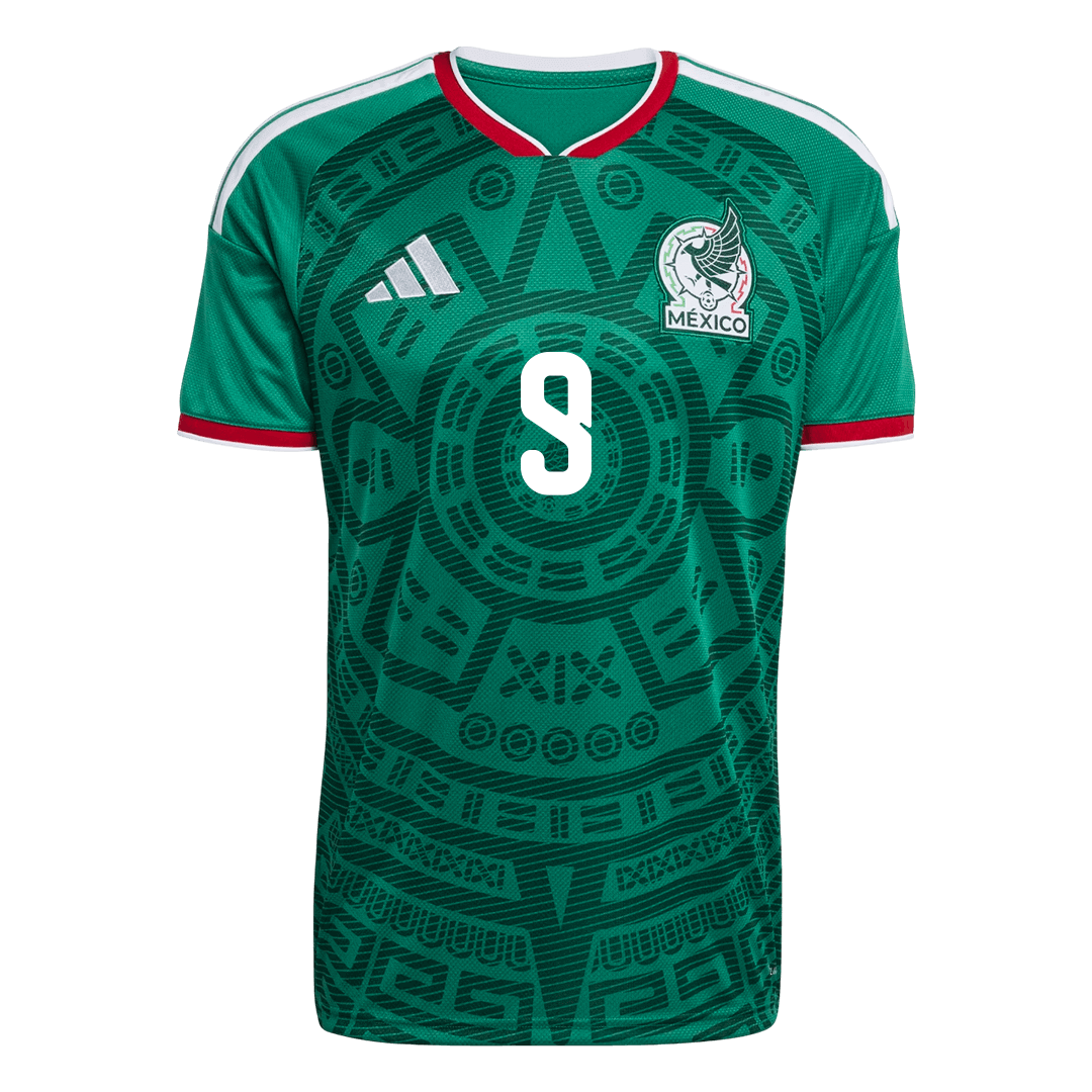 Raúl#9 Mexico Home Soccer Jersey World Cup 2026 Green