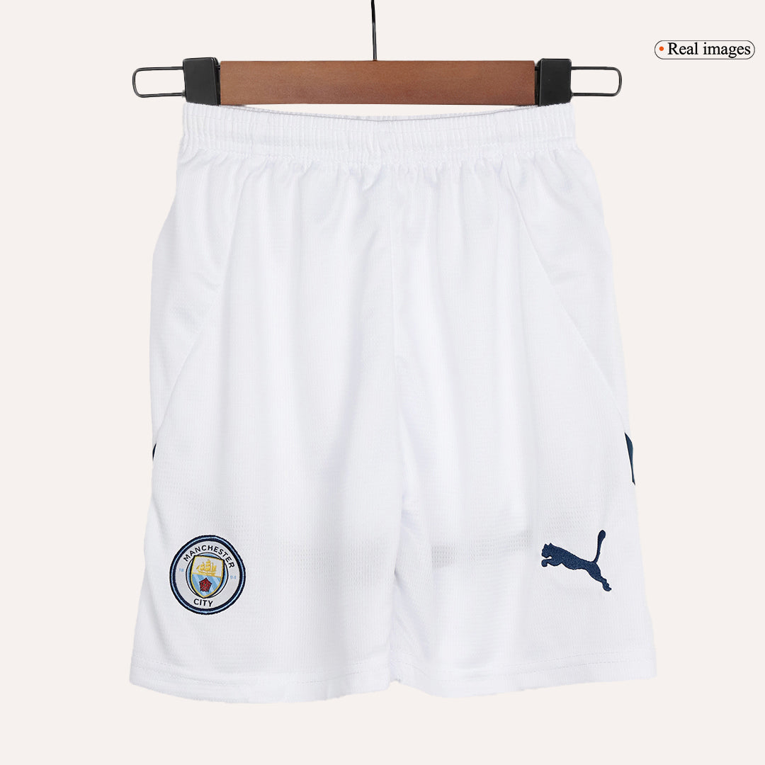 Manchester City Home Jersey Kit 2024/25 Kids(Jersey+Shorts)