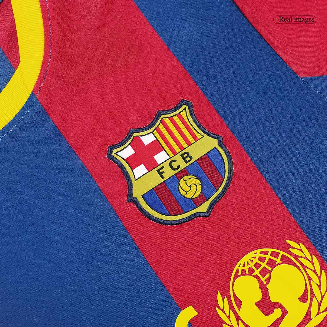Barcelona PUYOL #5 Home Soccer Jersey Retro 2010/11