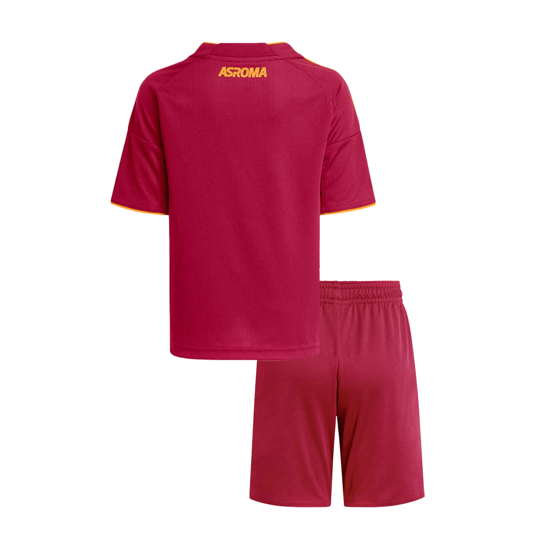 Kid's Roma Home Soccer Jersey Kit 25/26 Red