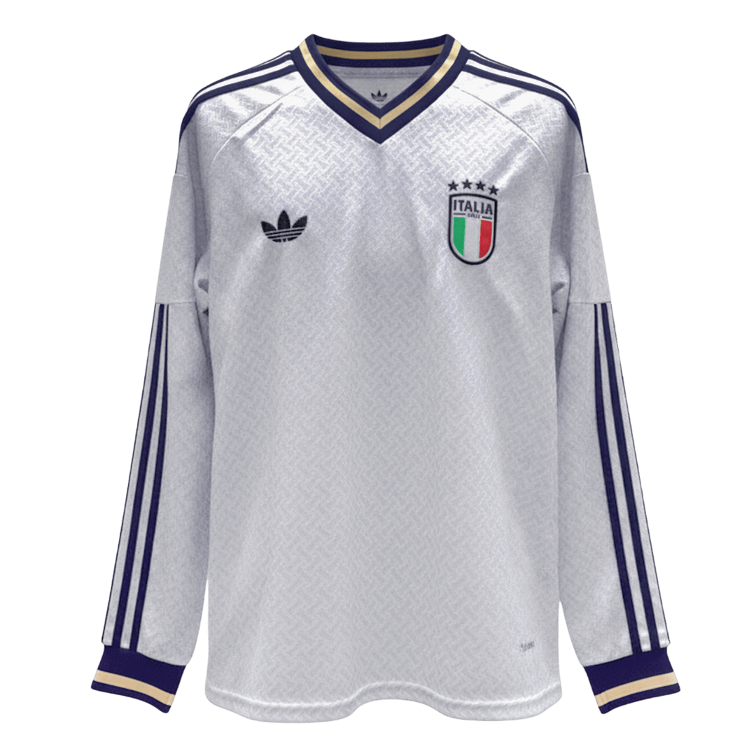 Italy Long Sleeve Away Soccer Jersey 2026 - Football Shirt | SmartJerseys | Official Quality