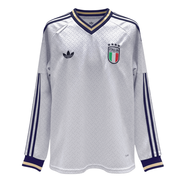 Italy Long Sleeve Away Soccer Jersey 2026 - Football Shirt | SmartJerseys | Official Quality