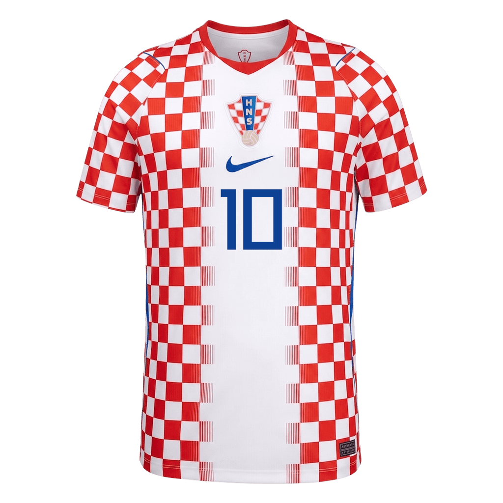 MODRIĆ #10 Croatia Home Soccer Jersey World Cup 2026 Red&White