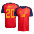 PEDRI #20 Spain Home Soccer Jersey World Cup 2026 Red