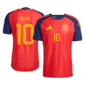 OLMO #10 Men Player Version Spain Home Soccer Jersey World Cup 2026 Red