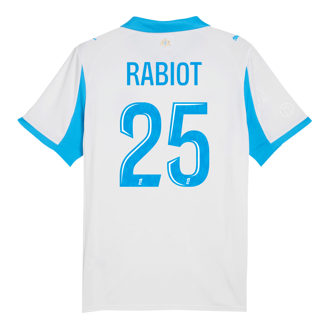 Maillot de foot Marseille RABIOT #25 Domicile 2025/26