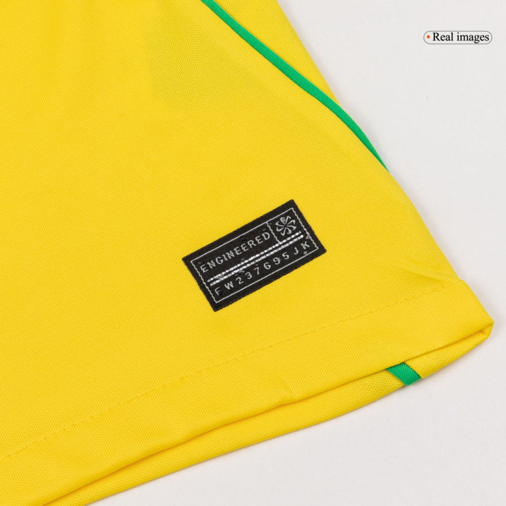 ENDRICK #19 Brazil Home Soccer Jersey World Cup 2026 Yellow