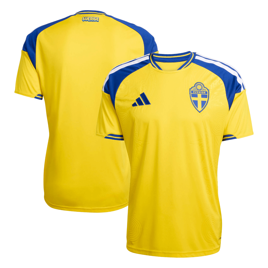 Sweden Home Soccer Jersey World Cup 2026 Yellow
