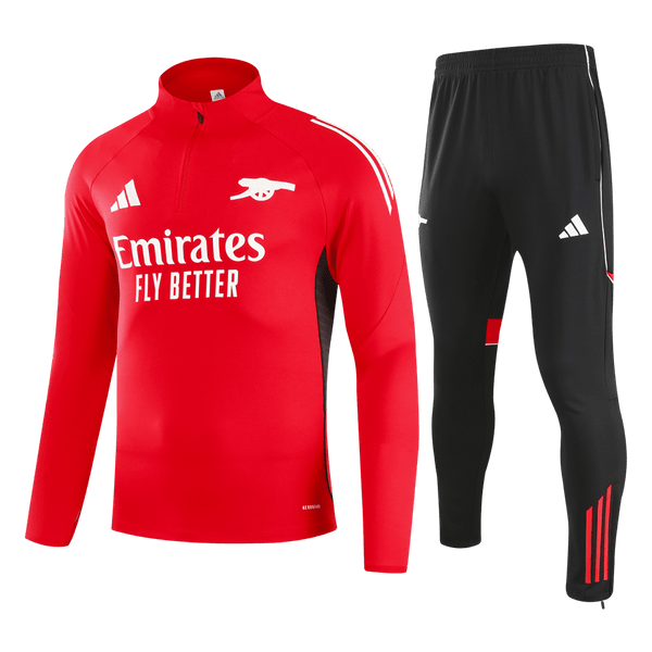 Arsenal Sweatshirt Kit 2025/26 - Red (Top+Pants) - Football Shirt | SmartJerseys | Official Quality