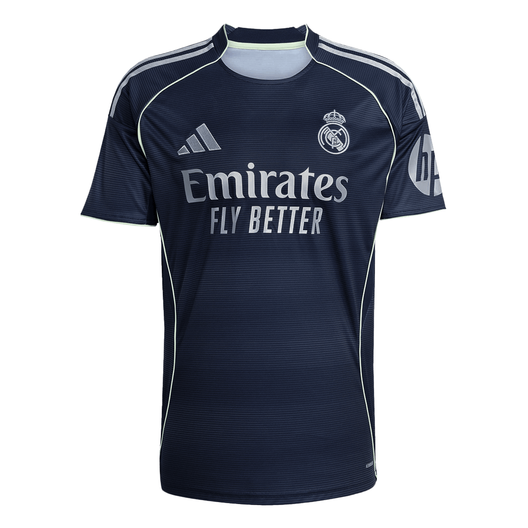 Camiseta de fútbol visitante del Real Madrid TCHOUAMENI #14 2025/26