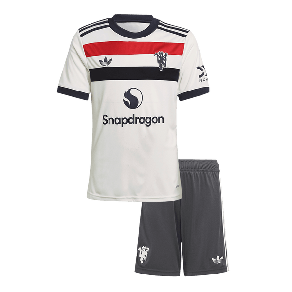 Manchester United Third Away Soccer Jersey Kit  Kids(Jersey+Shorts) - Football Shirt | SmartJerseys | Official Quality