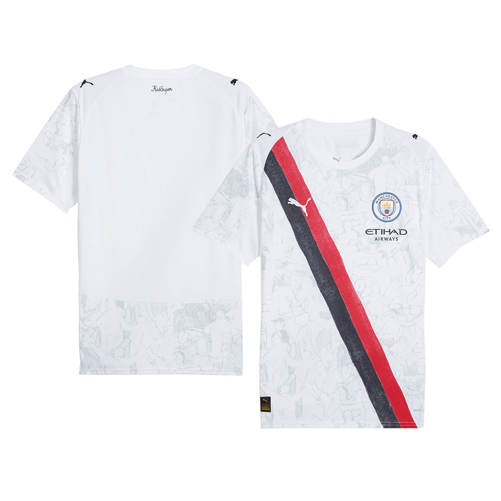 Manchester City KidSuper Soccer Jersey 2025/26 White - Club World Cup