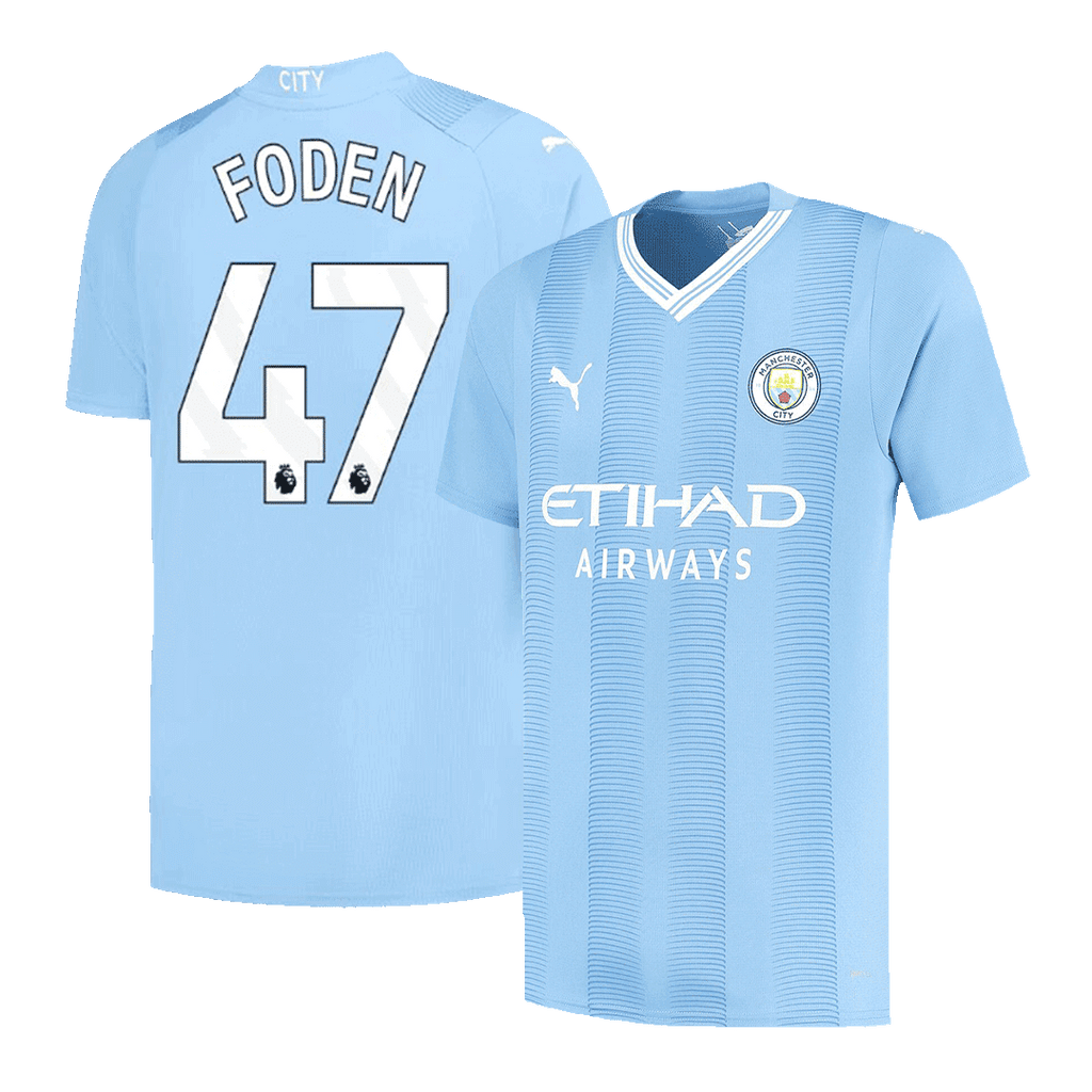 Manchester City FODEN #47 Home Jersey 2023/24 - Football Shirt | SmartJerseys | Official Quality