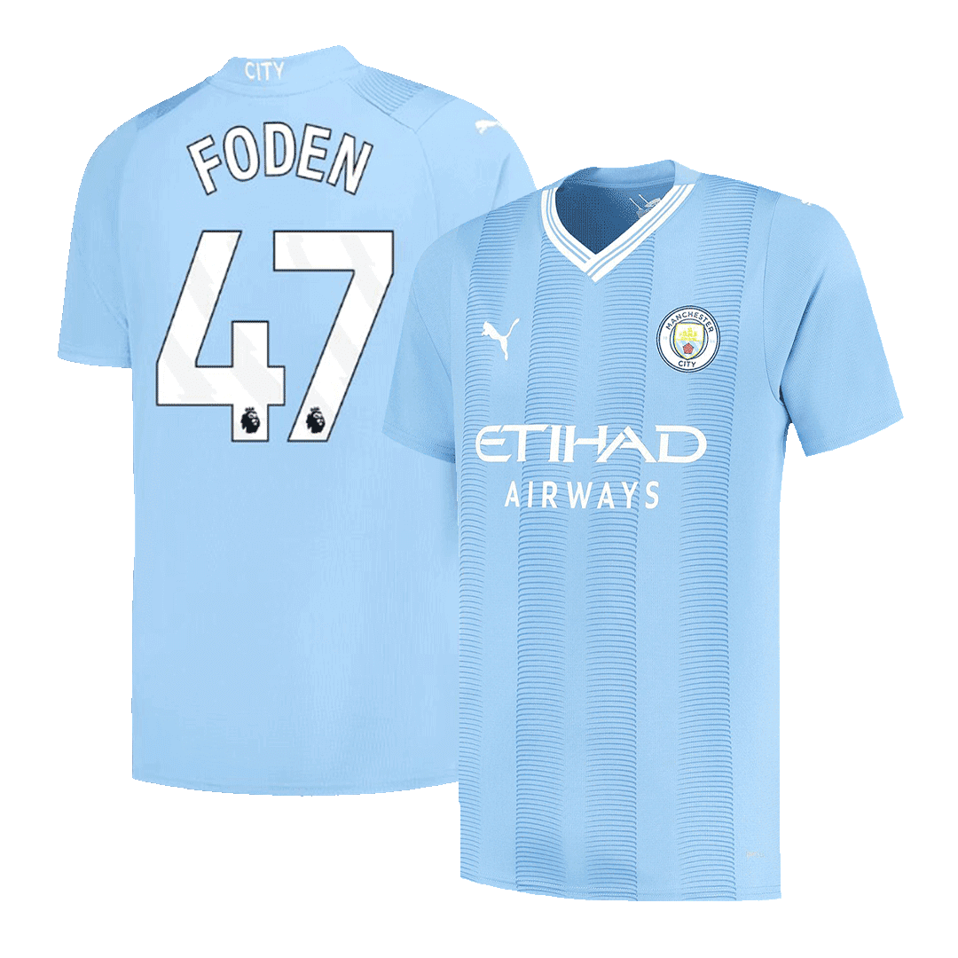 Manchester City FODEN #47 Home Jersey 2023/24 - Football Shirt | SmartJerseys | Official Quality