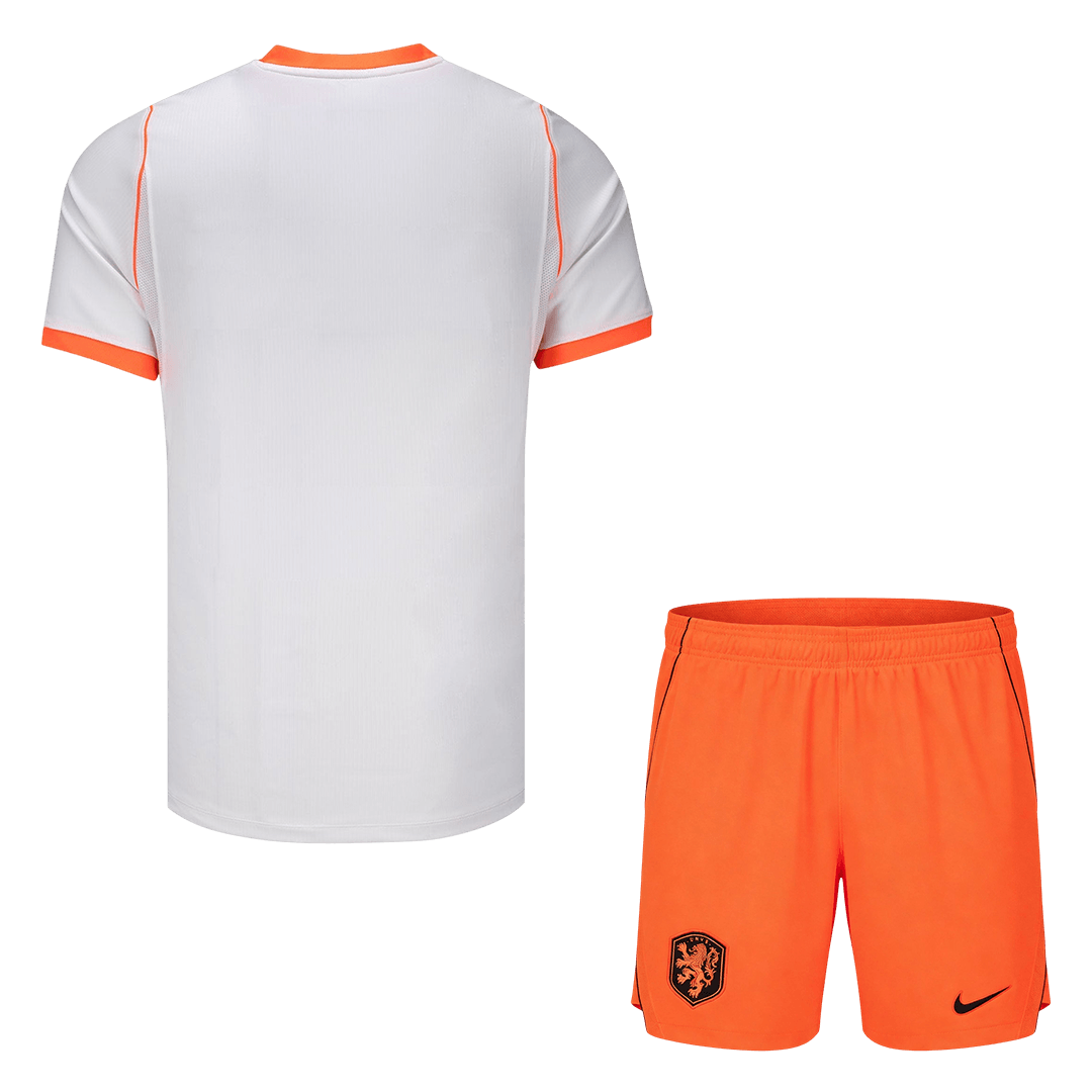 Netherlands Away Soccer Jersey Kit (Jersey+Shorts) World Cup 2026 Orange&White