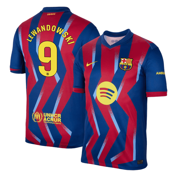 Barcelona LEWANDOWSKI #9 Fourth Away Soccer Jersey 2025/26 - Football Shirt | SmartJerseys | Official Quality