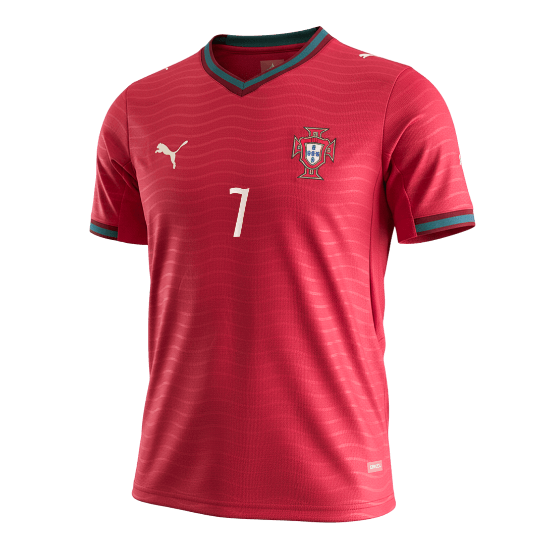 RONALDO#7 Portugal Home Soccer Jersey World Cup 2026 Red