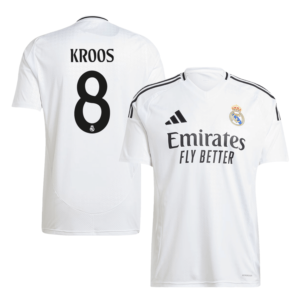 Real Madrid KROOS #8 Home Jersey 2024/25 - Football Shirt | SmartJerseys | Official Quality