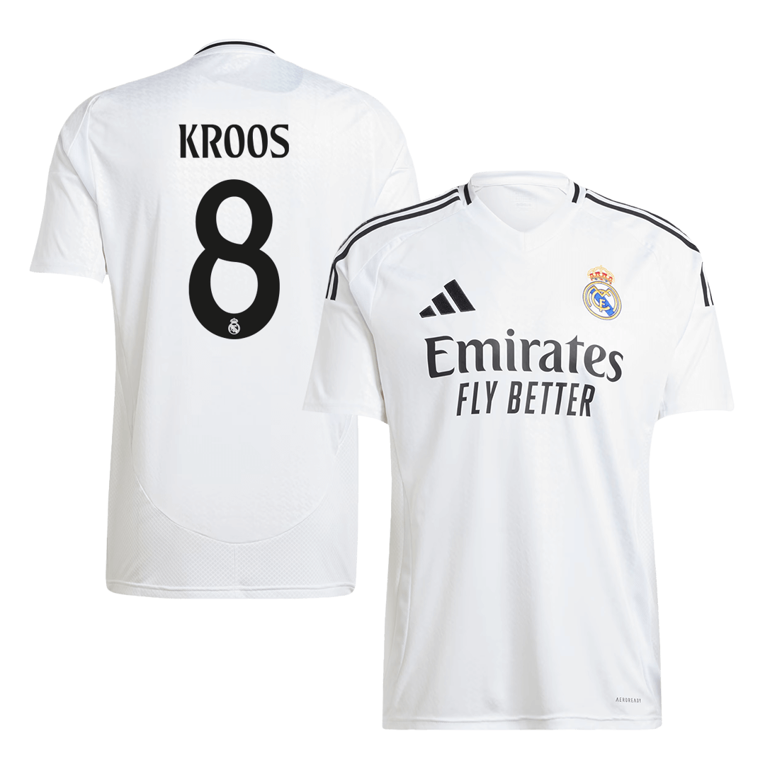 Real Madrid KROOS #8 Home Jersey 2024/25 - Football Shirt | SmartJerseys | Official Quality