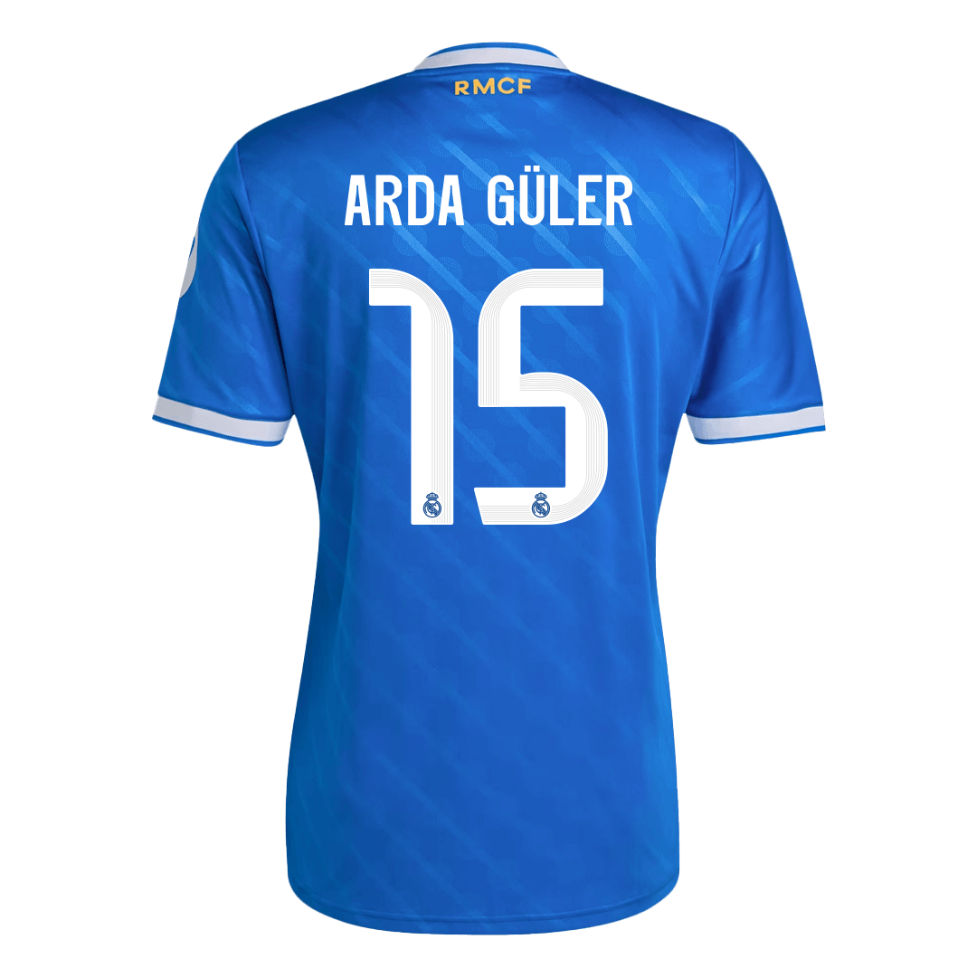 Real Madrid ARDA GÜLER #15 Third Away Soccer Jersey 2025/26