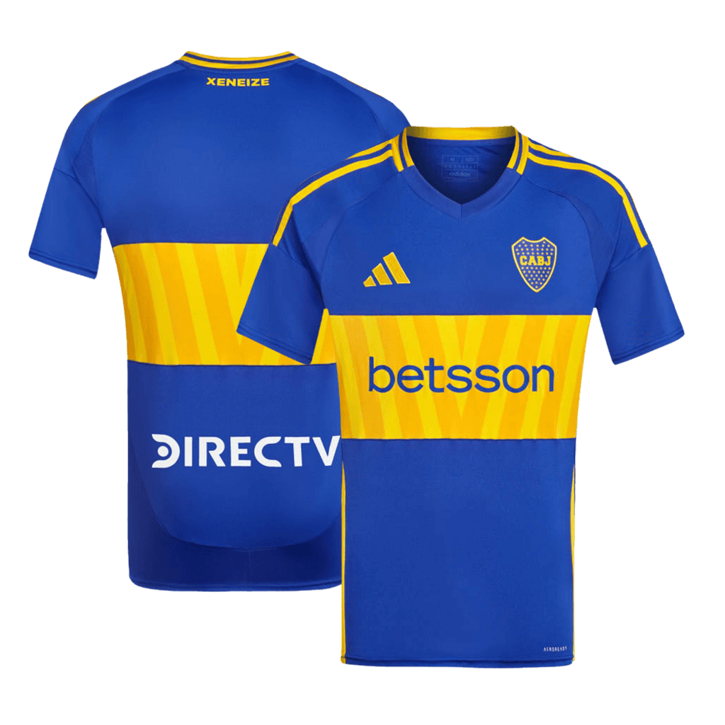 Camiseta de fútbol personalizada de local de Boca Juniors 2024/25