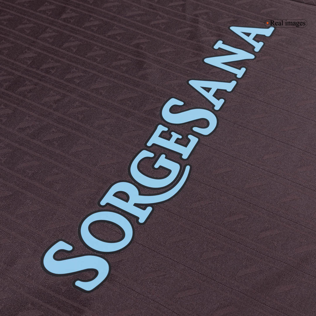 Camiseta de fútbol auténtica de visitante del Napoli 25/26, color negro