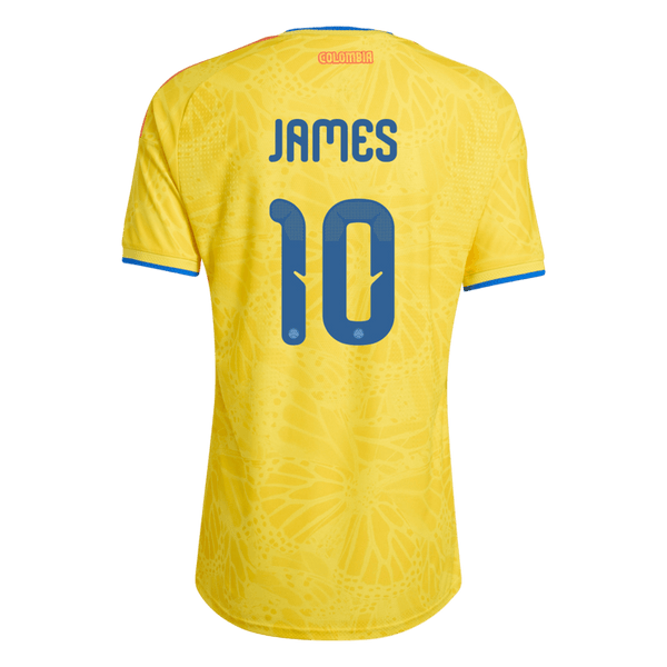 Colombia JAMES #10 Home Soccer Jersey Authentic 2026
