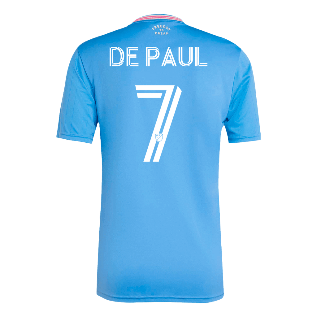Troisième maillot extérieur 2025 de De Paul, Inter Miami CF, numéro 7