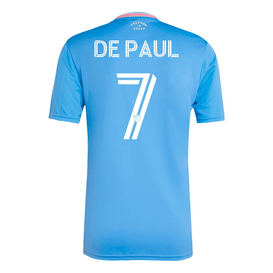 Camiseta de fútbol de visitante del Inter Miami CF DE PAUL #7 2025