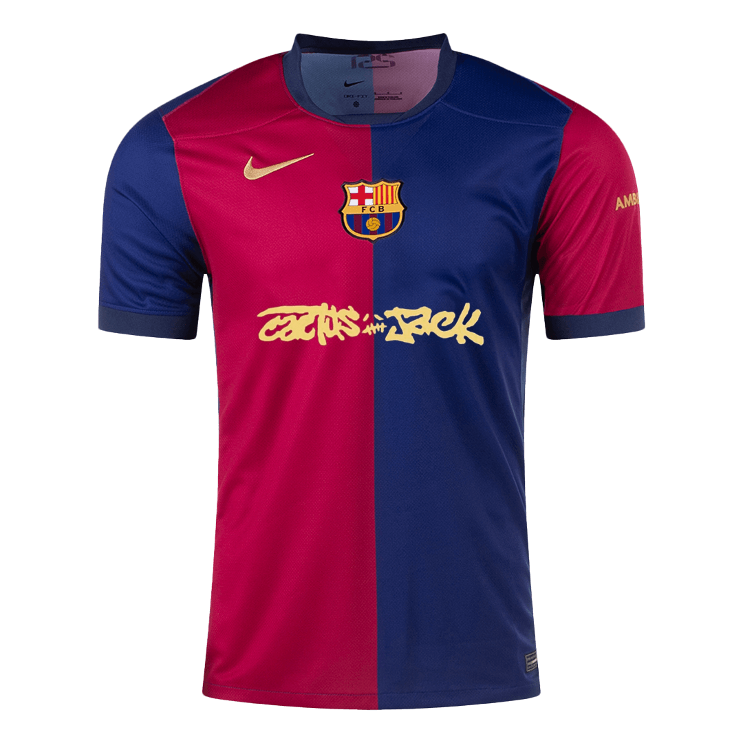 Barcelona Home Jersey 2024/25 X Travis Scott - Football Shirt | SmartJerseys | Official Quality