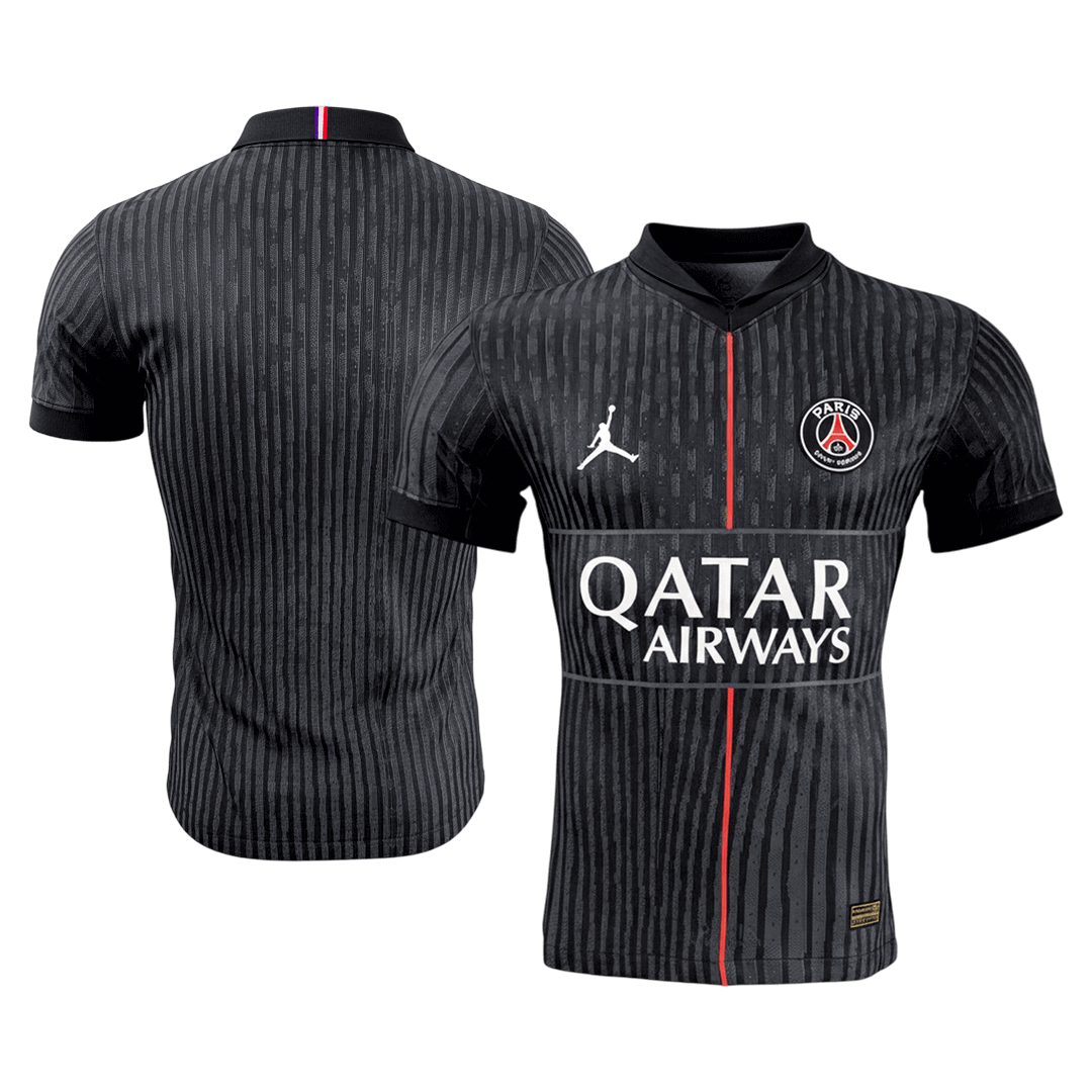 Player Version PSG Fourth Soccer Jersey 25/26 Black