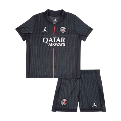 Kid's PSG Fourth Soccer Jersey Kit(Jersey+Shorts) 25/26 Black