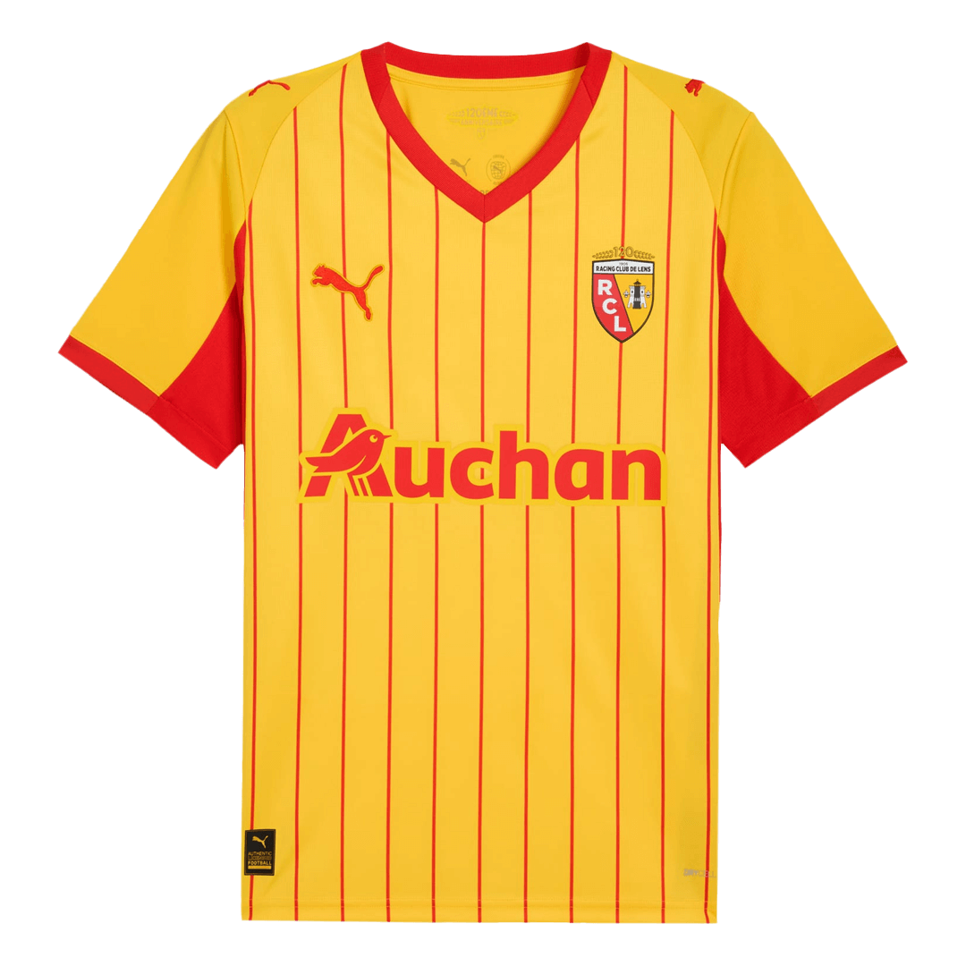 RC Lens Home Soccer Jersey 2025/26 - Football Shirt | SmartJerseys | Official Quality